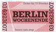 Berlin Ticket Reisegutschein Wochenende Vintage Design - Mail Einladung - Fun - Maileinladung
