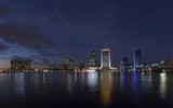 Fototapeta  - Jacksonville skyline at twilight