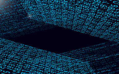 binary code background abstract