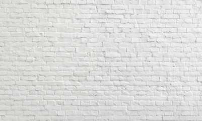 white old brick wall urban background.