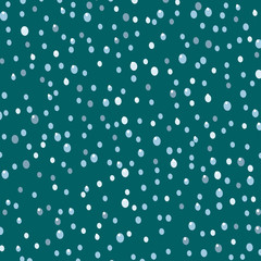 Seamless colorful rain drops pattern background vector water blue nature raindrop abstract illustration