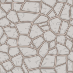 Cartoon gray stone seamless background, texture pattern set4