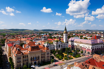 Targu Mures on a sunny day