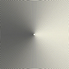  Seamless Abstract Circular Pattern. Monochrome Minimal Background
