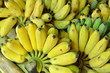 © netsuthep - ripe and fresh banana at market stall