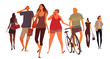 © sukanto - People Walking with Cellphones