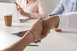 © LIGHTFIELD STUDIOS - cropped shot of business colleagues shaking hands at meeting