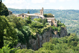Fototapeta Na sufit - Rural landscape as seen from Orvieto