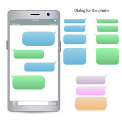 Wall Mural - text message mobile phone