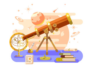 astronomy design retro