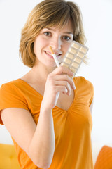 Wall Mural - model nicotine substitutes in the form of chewing gums
