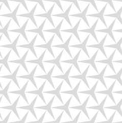 Poster - Abstraknyj seamless pattern of triangular geometrical shapes. White background.