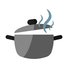 saucepan flat illustration icon vector design graphic shadow