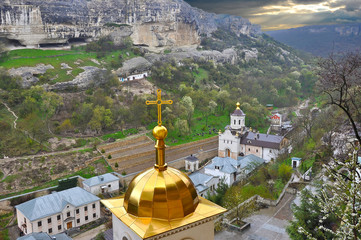 bakhchisarai. rock uspensky monastery