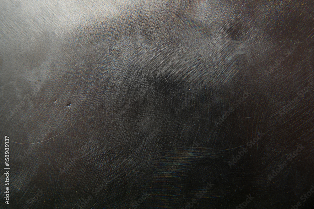 Texture of scratched metal - obrazy, fototapety, plakaty 
