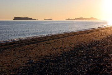 Beautiful beach El Huerfanito, Baja California Norte, Mexico