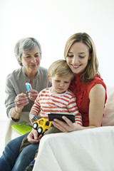 Wall Mural - family indoors