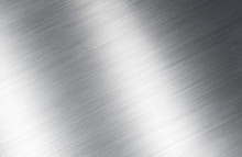 Shiny Silver Brushed Metal Texture Background