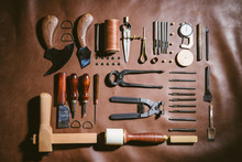 Various Leather Work Tools
