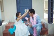 © wavebreak3 - Father and daughter in fairy costume