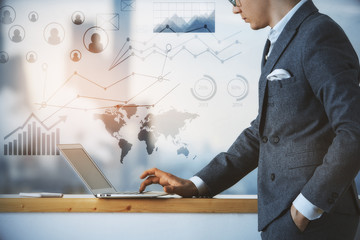Poster - Accountant using laptop