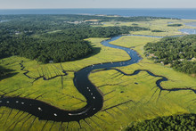 Aerial View Of North River Massachusetts