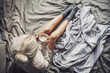 © Lumina/Stocksy - Woman Drinking Hot Coffee in Bed in the Morning