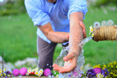Fotografija ablution fountain is located at Human-time of ablution-time of ablution