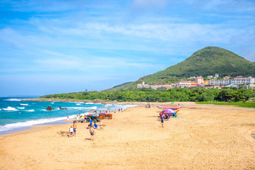 Wall Mural - landscape of xiaowan beach at kenting, taiwan