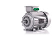 Industrial electric motor silver