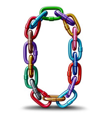 Aufkleber - Diversity Together Chain