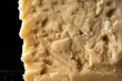 Texture of parmesan cheese
