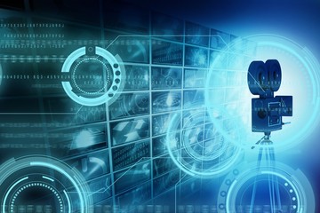 Poster - Composite image of interface