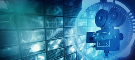 Poster - Composite image of interface