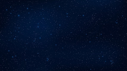 Wall Mural - abstract background. the beautiful starry sky is blue. the stars glow in complete darkness. fantasti