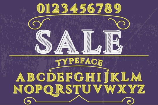 font.script.typeface vector