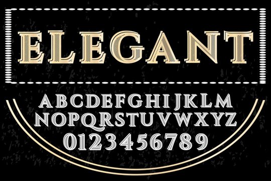 font.script.typeface vector