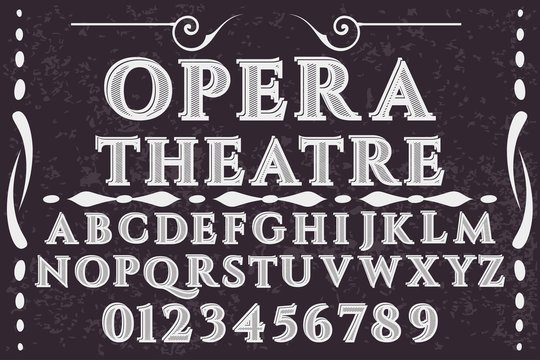 font.script.typeface vector