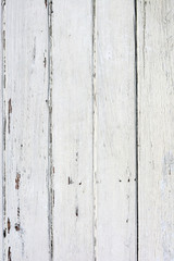 Wall Mural - White wood texture, background