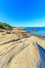 Wall Mural - View of a Punta Molentis beach, Sardinia