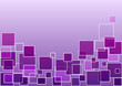 Abstract purple squares background, geometric background, vector illustration