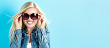 Young Woman With Sunglasses