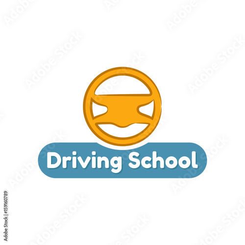 Driving School Logo Design Vector Template Buy This Stock Vector