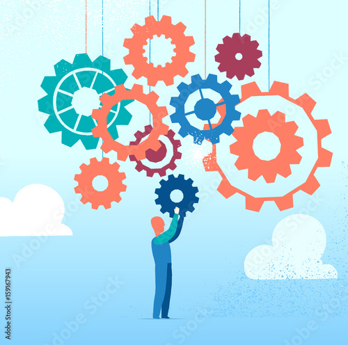Manutenzione industriale e progresso tecnologico Poster