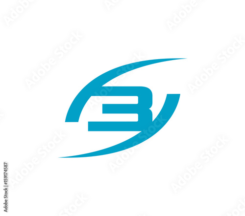 number three 3 logo symbol design template elements buy number three template