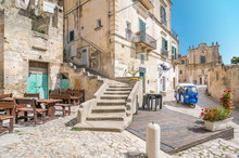 Scenic Sight In Matera, Basilicata, Southern Italy