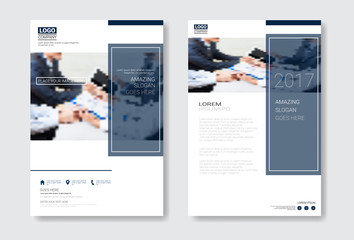 Poster - Template Design Brochure Set, Annual Report, Magazine, Poster, Corporate Presentation, Portfolio, Flyer Collection With Copy Space Vector Illustration