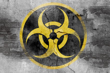 Grunge Biohazard Symbol