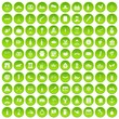 © ylivdesign - 100 alcohol icons set green circle