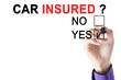 © Creativa Images - Hand of male worker approving car insured